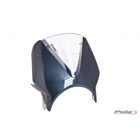 Puig Windscreen Vision Semifairing Carbon Screen Clear