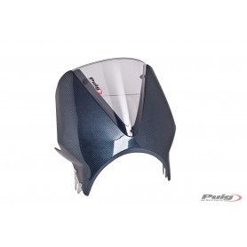 Puig Windscreen Vision Semifairing Carbon Screen Smoke