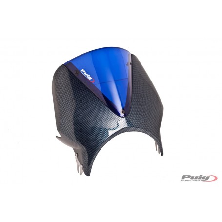 Puig Windscreen Vision Semifairing Carbon Screen Blue