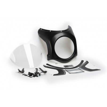 Puig Semifairing Black Diam.195 mm Windshield Clear