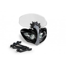 Puig Twin Head Lamp Fairing Mod Tt Clear