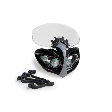 Puig Twin Head Lamp Fairing Mod Tt Clear
