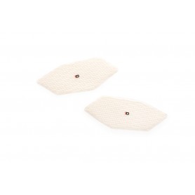 Puig Lateral Tank Pads Yamaha Clear