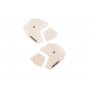 Puig Lateral Tank Pads Yamaha Clear