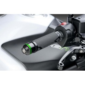Puig Short Bar End W/Rings Yamaha MT-07 Tracer Black