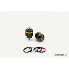 Puig Short Bar End W/Rings Yamaha MT-07 Tracer Black