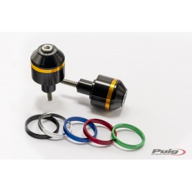 Puig Bar End With Rings Kawasaki Z650 Black