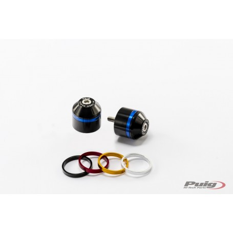 Puig Short Bar End W/Rings Tiger Sport 1316 Black