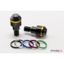 Puig Short Bar End W/Rings Yamaha MT-09 Black
