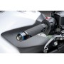 Puig Short Bar End W/Rings Kawasaki Er-6N Black
