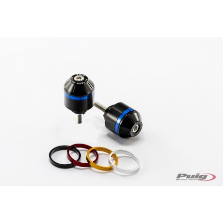 Puig Short Bar End W/Rings Honda VFR800F 14-15 Black