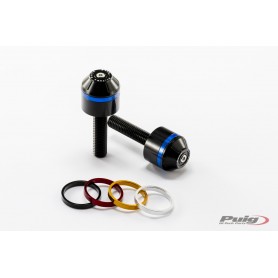 Puig Short Bar End W/Rings BMW R Nine T Black