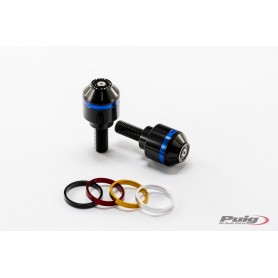 Puig Short Bar End W/Rings BMW F800R Black