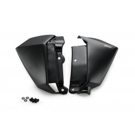 Puig Radiator Side Panels Kawasaki Z650 17 Carbon Lo