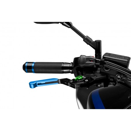 Puig Brake Lever 3.0. Black Exten/Blue Selector/Green