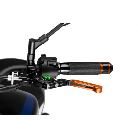 Puig Lever Clutch 3.0. Black Expan./Orange Sel/Green