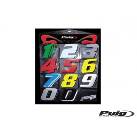 Puig Exhibitor Of Wall Pour Kit De Numbers Black
