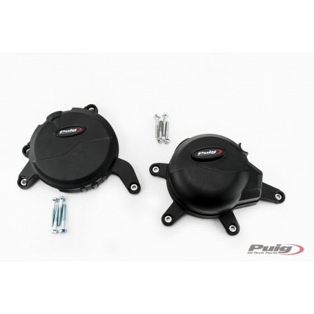 Puig Kit 3 Caps Engine Cover KTM 390 Duke/Rc390 Black