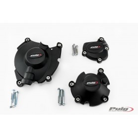 Puig Kit 3 Caps Engine Cover Yamaha MT-10 16- Black