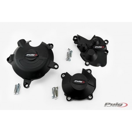Puig Kit 3 Caps Engine Cover Kawasaki Zx-6R 09-16 B
