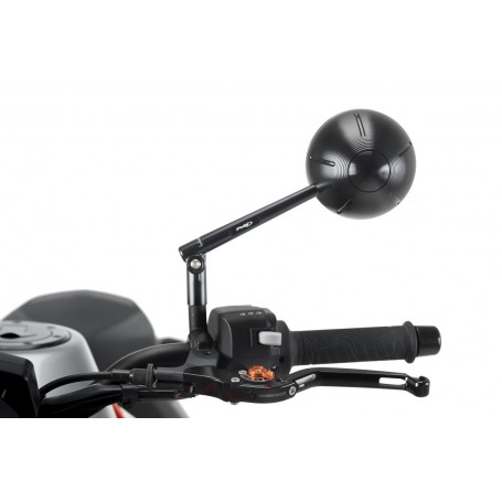 Puig Rear Mirror Mod Retro Homolog. Left Black