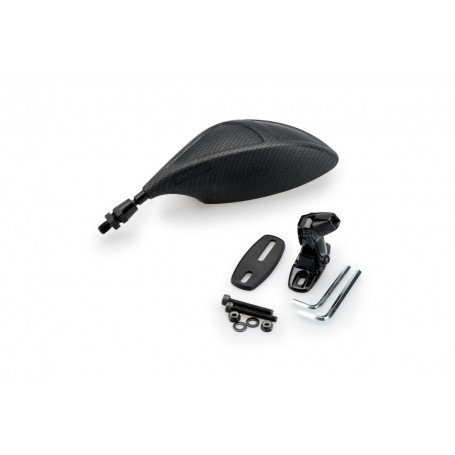 Puig Rear Mirror Mod Z1 W/Base Left Carbon Look