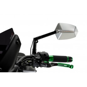 Puig Rear Mirror Mod Gti Homolog. Left Black-Aluminium