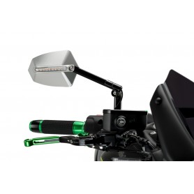 Puig Rear Mirror Mod Gti Homolog. L/Dcho Black-Aluminium