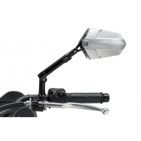 Puig Rear Mirror Mod Explorer Homolog. Left AluminiumBlac