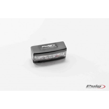 Puig License Light Alluminum Black