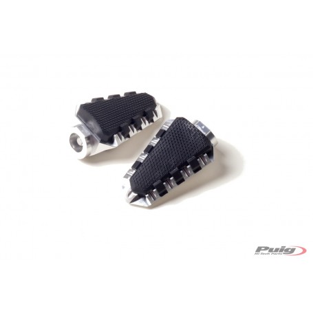 Puig Footrests Hi-Tech Trail Right/Left Black