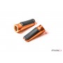 Puig Footpegs Racing+Rubber Right/Leftt Orange