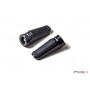 Puig Rear Sets Racing+Rubber Right/Left Black