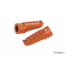 Puig Pair Footrests Hi-Tech Pilot Right/Left Orange