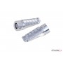 Puig Pair Footrests Hi-Tech Racing Right/Left Silver
