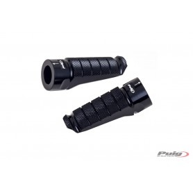 Puig Pair Footrests Hi-Tech Racing Right/Left Black