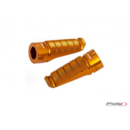 Puig Pair Footrests Hi-Tech Racing Right/Left Gold