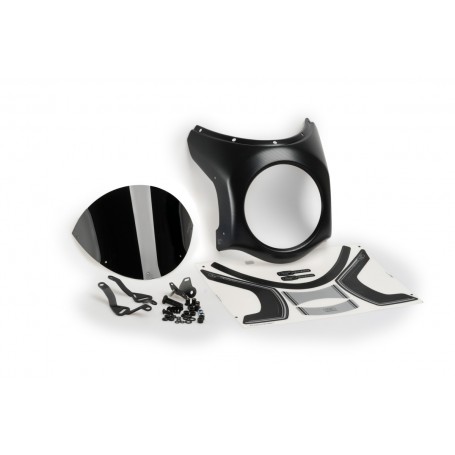 Puig Semifairing Carbon Diam.195 mm Screen Black