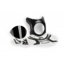 Puig Semifairing Carbon Diam.195 mm Screen Black