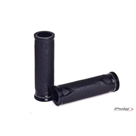 Puig Grips By Pair Puig Hi-Tech Radical Aluminium Black