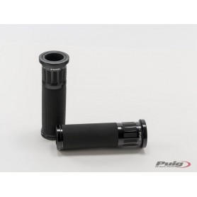 Puig Grips By Pair Puig Hi-Tech Racing Aluminium 123 mm Black