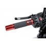 Puig Grips By Pair Puig Hi-Tech Racing Aluminium 123 mm Red