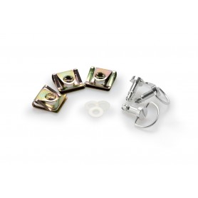 Puig Box 3 Fast Screws+Support Silver