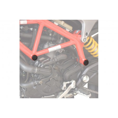 Puig Chassis Plugs Ducati Hypermotard-Hyperstrada Black