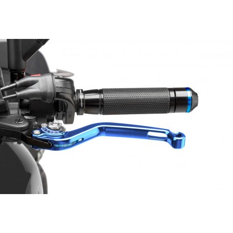 Puig Unfoldable Clutch Lever 16 Blue Selector Silverv