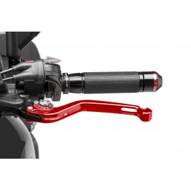 Puig Unfoldable Clutch Lever 16 Red Selector Silverve