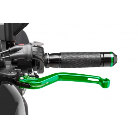 Puig Unfoldable Clutch Lever 16 Green Selector Black