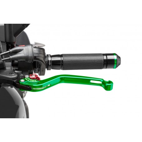 Puig Unfoldable Clutch Lever 16 Green Selector Red