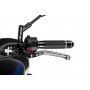 Puig Foldable Clutch Lever 3.0. Silver Selector Red