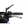Puig Foldable Clutch Lever 3.0. Silver Selector Green